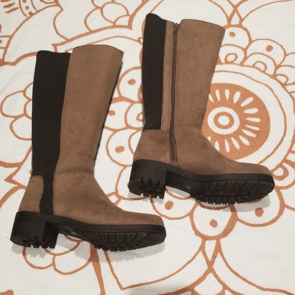 memory foam riding boots